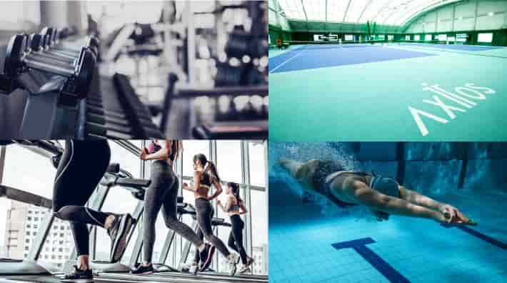 ジム・プール・テニスコート・ランニングマシンのイメージ